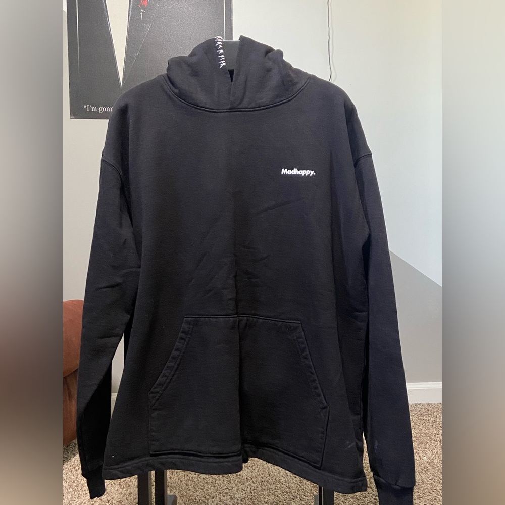Black MadHappy. Hoodie